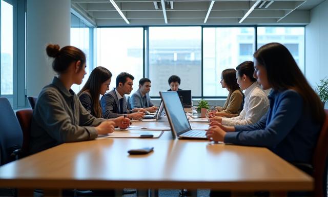 BorealisLearn headquarters and team in Ichinohe Japan working on digital learning platform